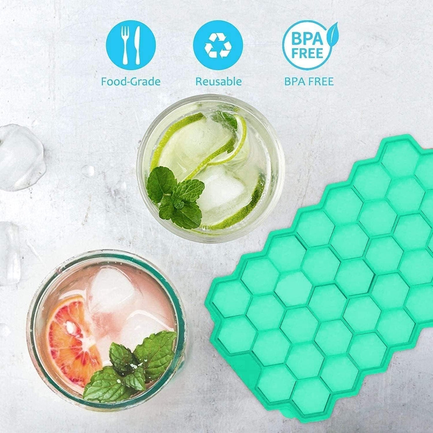 Ball Shape Ice, Moulds- For perfect round ice balls (Buy 1 Get 1 Free)