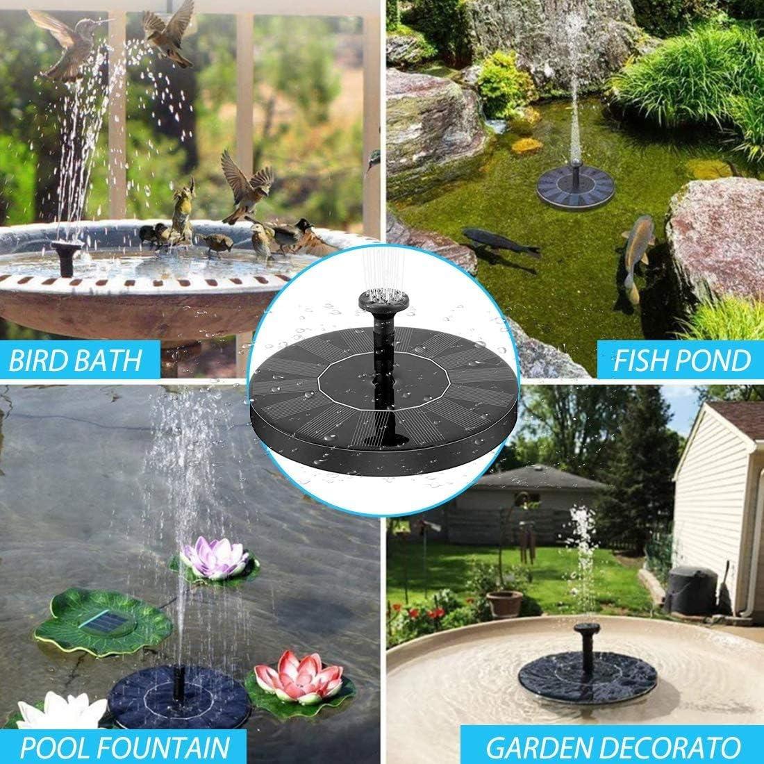 🔥Solar Powered Floating Water Fountain🌀✅