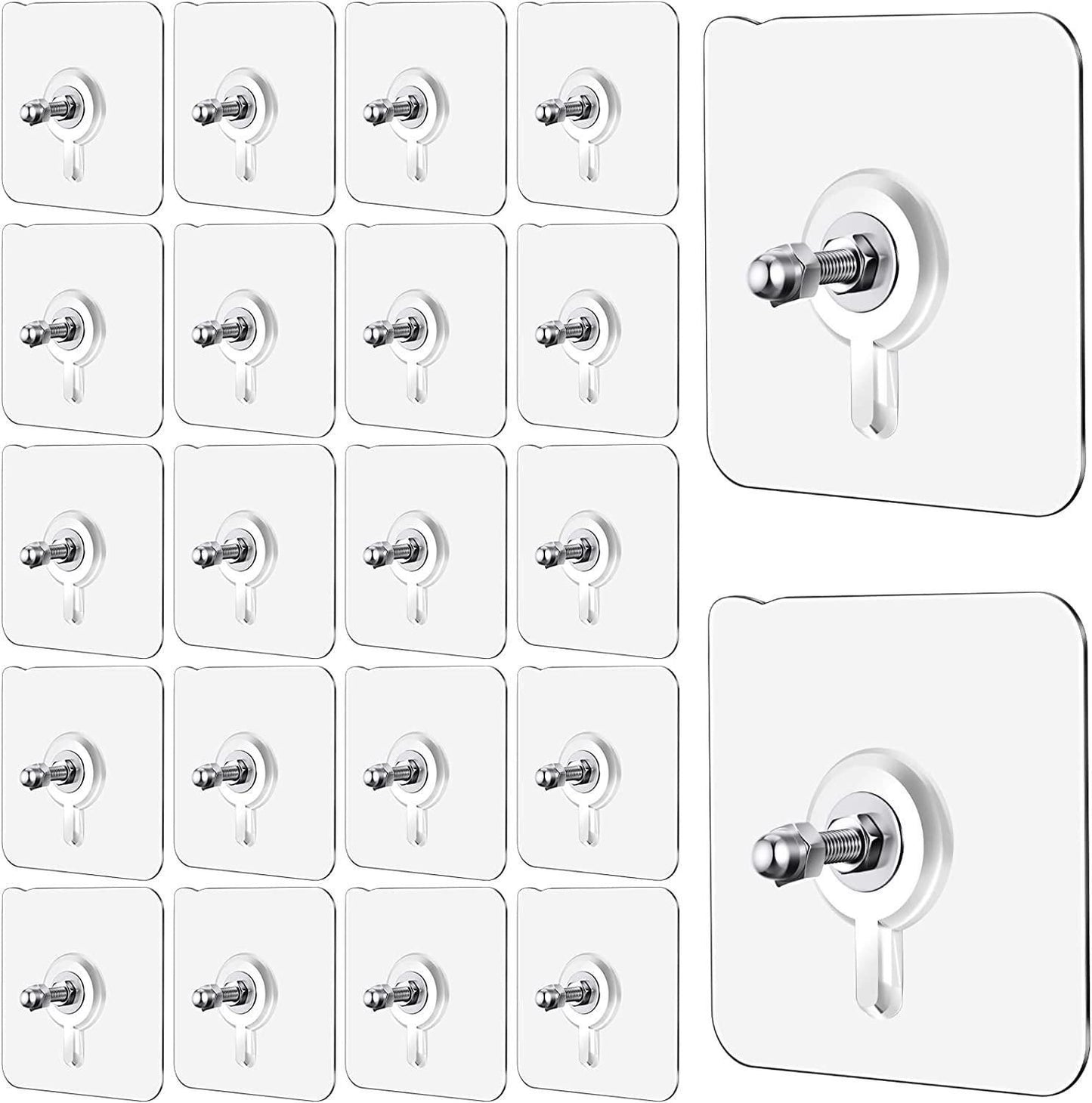 Say Goodbye to Drilling – The Strongest Self-Adhesive Hooks! (Pack of 10) 🚀