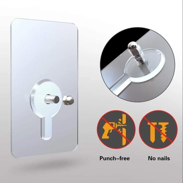 Say Goodbye to Drilling – The Strongest Self-Adhesive Hooks! (Pack of 10) 🚀