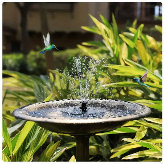 🔥Solar Powered Floating Water Fountain🌀✅
