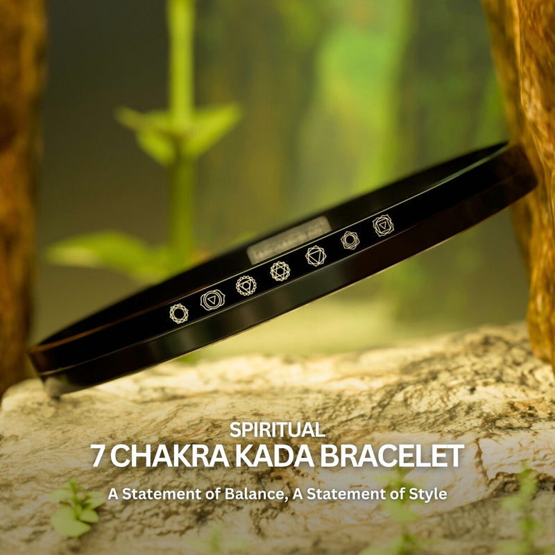 Balance 7 Chakra Kada Bracelet For Men