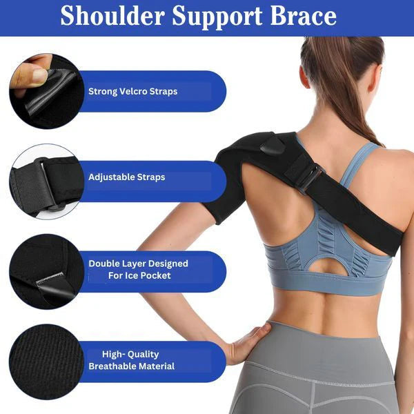 ✅Shoulder Support Back Brace✅  PAIN RELIEF Shoulder Support Back Brace (DOCTOR'S CHOICE) INSTANT RELIEF✅